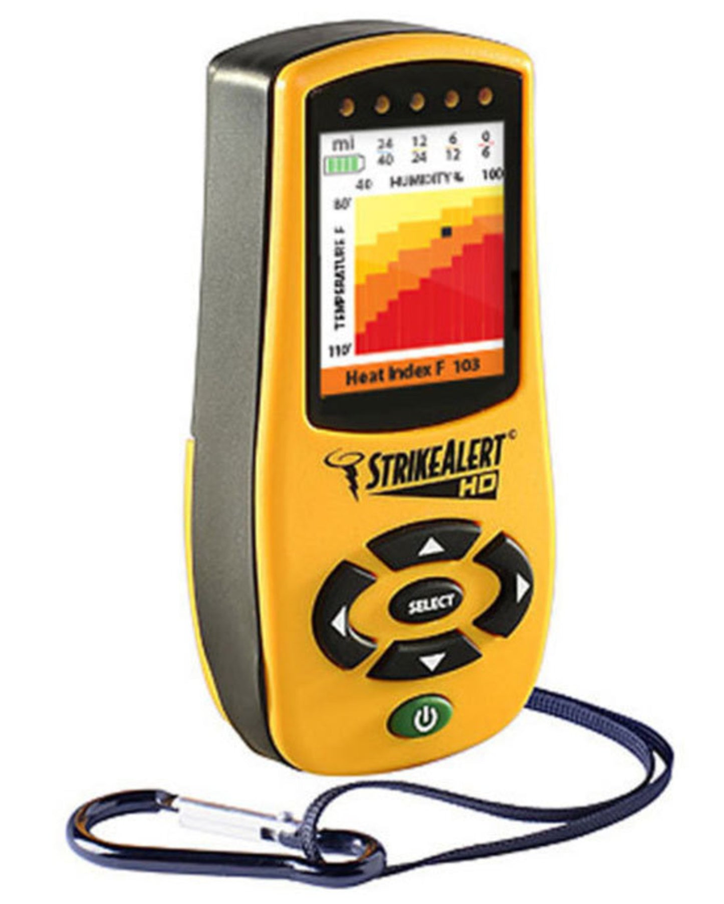 LD4000 Strike Alert HD Field Lightning Detector with Heat Index